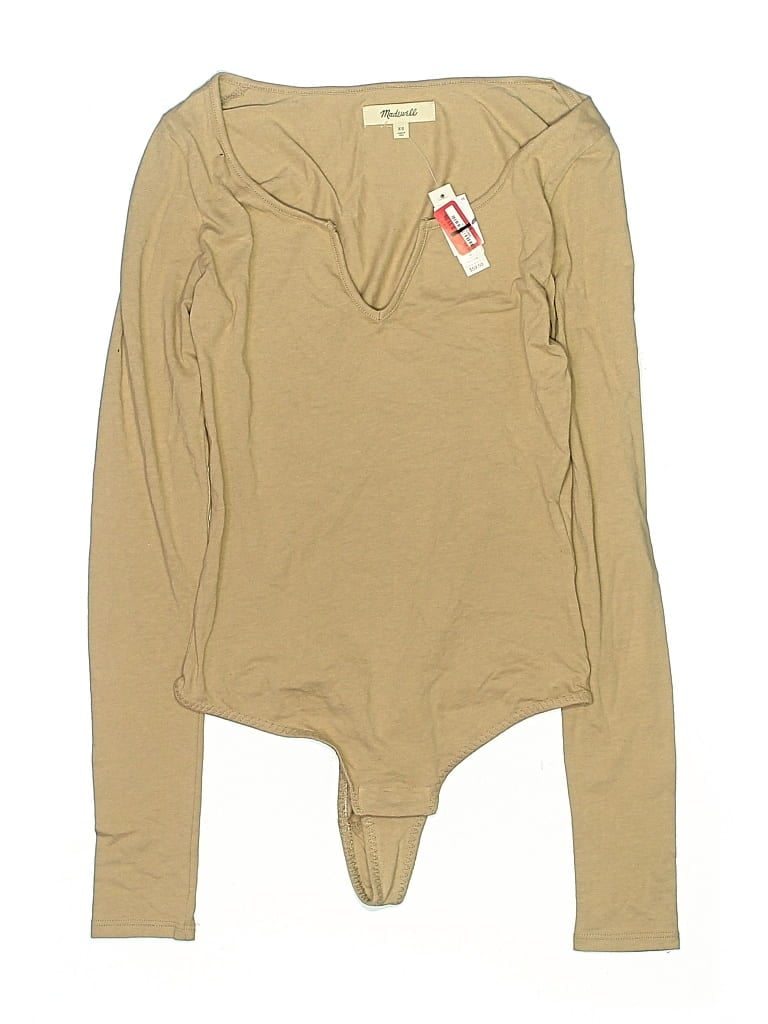Pre-owned Madewell Bodysuit In Brown