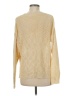 All in Favor 100% Acrylic Yellow Pullover Sweater Size M - photo 2