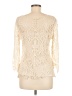 Adiva Ivory Long Sleeve Blouse Size M - photo 2