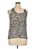Ambiance Apparel 100% Polyester Ivory Sleeveless Top Size XL - photo 1