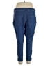 Hue Solid Blue Jeggings Size 2X - photo 2