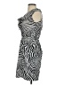 Wrapper Graphic Gray Black Cocktail Dress Size 3 - photo 5