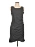 Leith Solid Gray Casual Dress Size L - photo 1