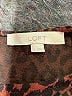 Ann Taylor LOFT Animal Print Brown Casual Dress Size L - photo 7