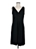 Ann Taylor 100% Polyester Solid Black Cocktail Dress Size M - photo 1