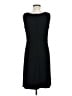 Ann Taylor 100% Polyester Solid Black Cocktail Dress Size M - photo 2