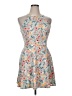 A. Byer Floral Blue Cocktail Dress Size XL - photo 1