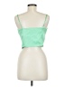 Zara 100% Viscose Green Sleeveless Top Size M - photo 2