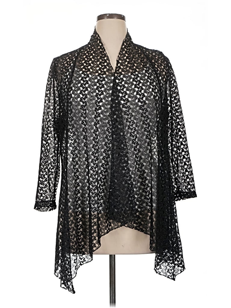 Pre-owned Slinky Brand Kimono In Black