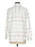Maurices Stripes White Long Sleeve Button-Down Shirt Size M - photo 2