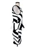 Alice + Olivia 100% Rayon Chevron-herringbone White Cocktail Dress Size S - photo 4