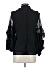 H&M 100% Polyester Black 3/4 Sleeve Blouse Size 2 - photo 2