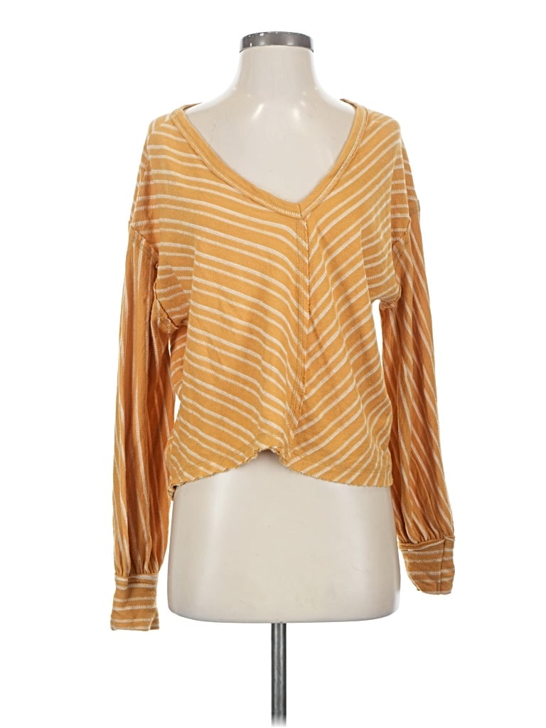 Pre-owned By Together Cardigan Sweater In Gold