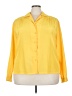 Roberta Di Castelli Yellow Long Sleeve Blouse Size 24 - photo 1