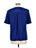 Trina Turk 100% Polyester Blue Short Sleeve Blouse Size L - photo 2