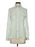 Ann Taylor LOFT 100% Polyester Green Long Sleeve Blouse Size XS - photo 1