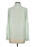 Ann Taylor LOFT 100% Polyester Green Long Sleeve Blouse Size XS - photo 2