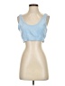 Assorted Brands 100% Polyester Blue Sleeveless Top Size S - photo 1