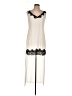 BCBGMAXAZRIA Ivory Cocktail Dress Size L - photo 1
