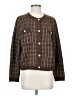Unbranded 100% Acrylic Tweed Brown Cardigan Size S - photo 1