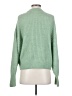 H&M Solid Green Pullover Sweater Size XS - photo 2