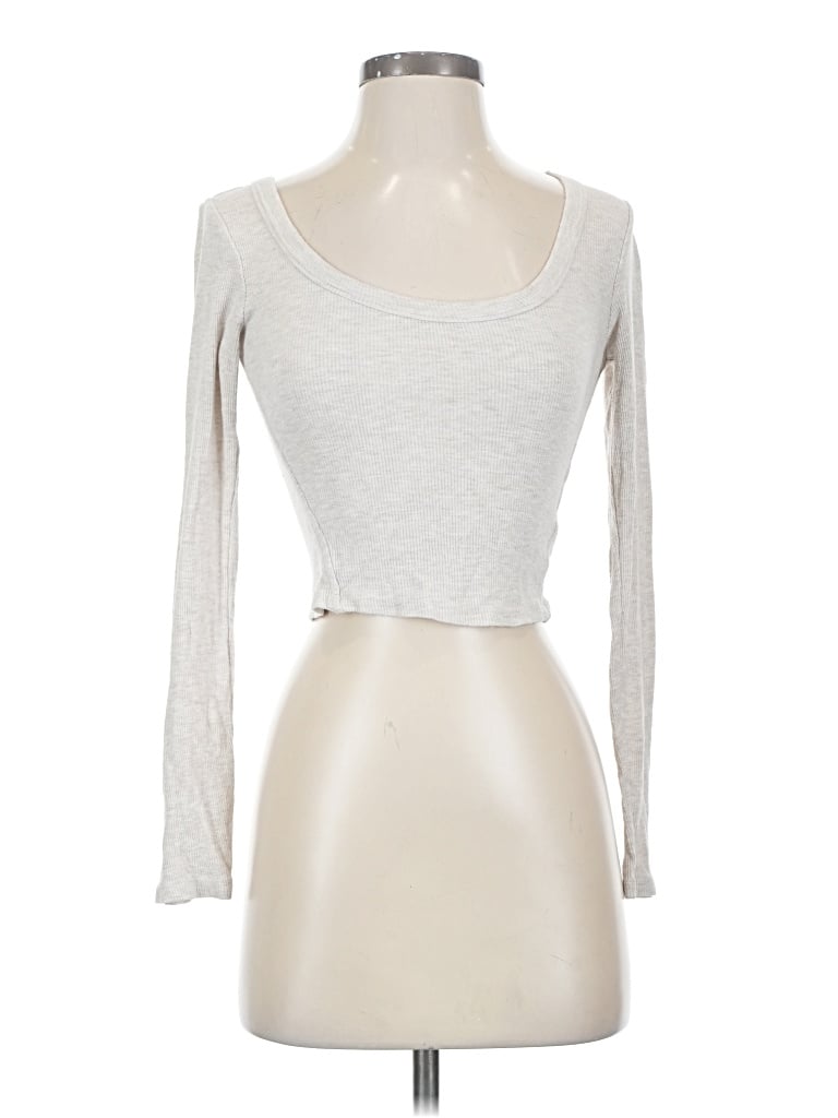 Pre-owned Universal Thread Long Sleeve T-shirt In Silver