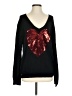Wildfox Hearts Black Pullover Sweater Size Sm (1 or S) - photo 1