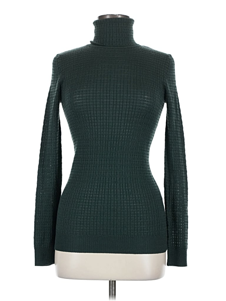 Pre-owned M Missoni Turtleneck Sweater In Green