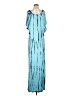 Neiman Marcus Tie-dye Blue Casual Dress Size XS - photo 1