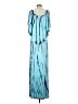 Neiman Marcus Tie-dye Blue Casual Dress Size XS - photo 2