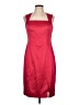 David Meister Solid Red Cocktail Dress Size 10 - photo 1
