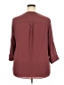 Torrid 100% Polyester Burgundy 3/4 Sleeve Blouse Size 2X Plus (2) - photo 2