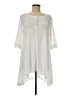 Amaryllis 100% Cotton Ivory 3/4 Sleeve Top Size M - photo 1