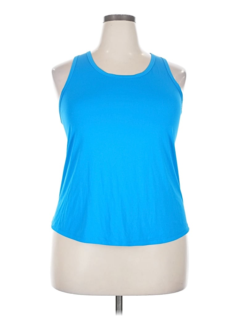 Pre-owned All In Motion Active Tank Top In Blue