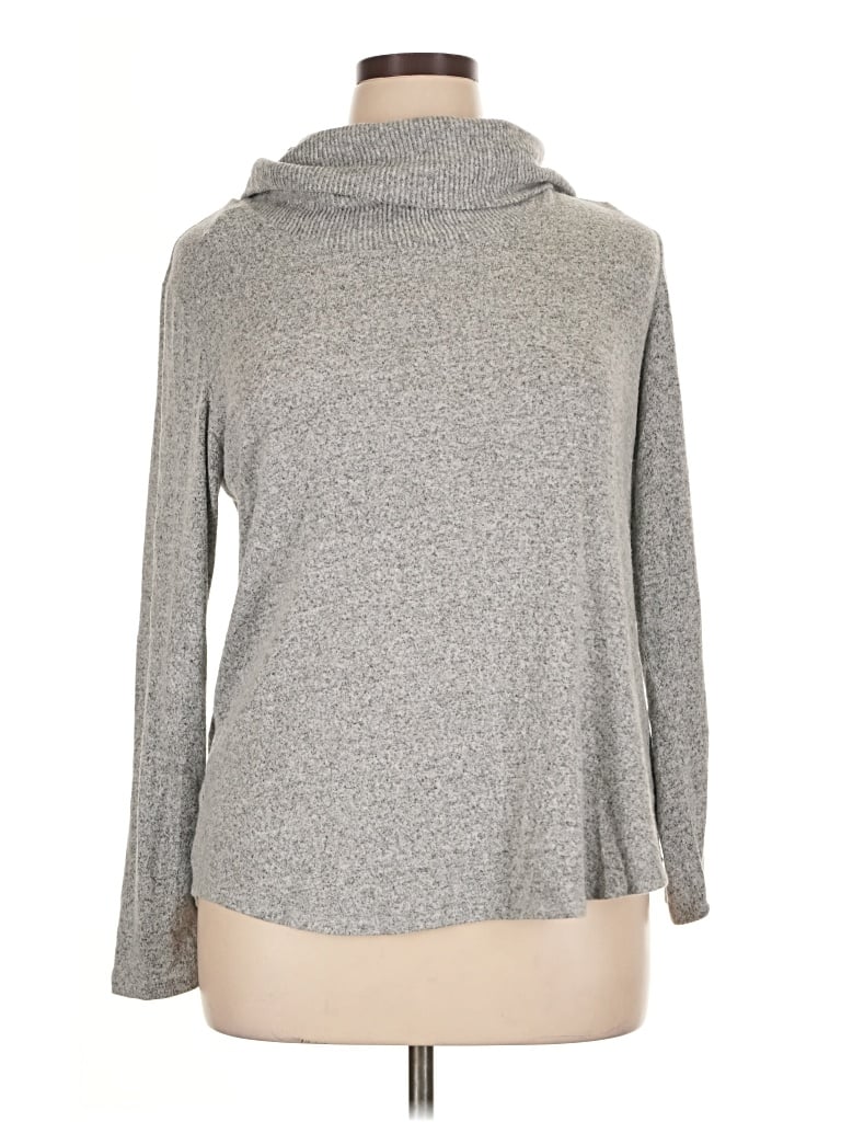 Pre-owned Apt. 9 Turtleneck Sweater In Gray