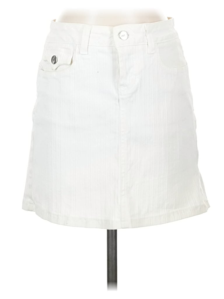 Pre-owned Laundry By Shelli Segal Casual Skirt In White