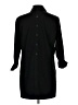 Foxcroft Black 3/4 Sleeve Button-Down Shirt Size 10 - photo 2