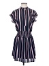 Charles Henry 100% Polyester Stripes Blue Casual Dress Size S - photo 1