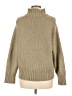 Zara Solid Tan Turtleneck Sweater Size M - photo 2