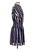 Charles Henry 100% Polyester Stripes Blue Casual Dress Size S - photo 4