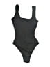 Unbranded Solid Black One Piece Swimsuit Size S - photo 2