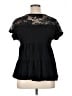 Torrid Black Short Sleeve Blouse Size 1X Plus (1) - photo 2