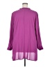 ELOQUII 100% Polyester Purple 3/4 Sleeve Blouse Size 20 - photo 2