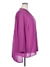 ELOQUII 100% Polyester Purple 3/4 Sleeve Blouse Size 20 - photo 4
