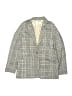 H&M Plaid Gray Blazer Size 12 - photo 1