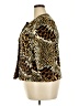 Ruby Rd. 100% Polyester Animal Print Gold Jacket Size 18 - photo 5