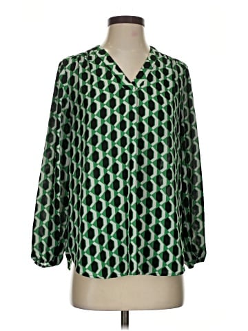 AK Anne Klein Long Sleeve Polo (view 1)