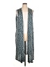 Lularoe 100% Acrylic Gray Blue Kimono Size XL - photo 1