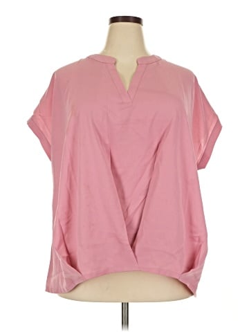 Davi & Dani Short Sleeve Blouse (view 1)