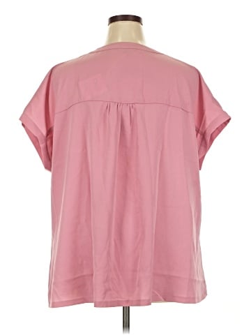 Davi & Dani Short Sleeve Blouse (view 2)
